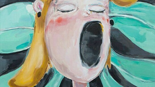 Micha Patiniott, detail of “ZzzzzZzzZzz”, 33 1/2” by 27 1/2”, oil on canvas, 2013, Copyright: Micha Patiniott. Courtesy: Anna Zorina Gallery, New York City
