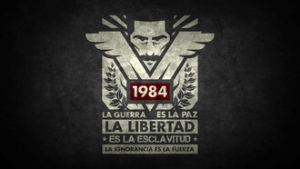Ilustración para la novela «1984» de George Orwell