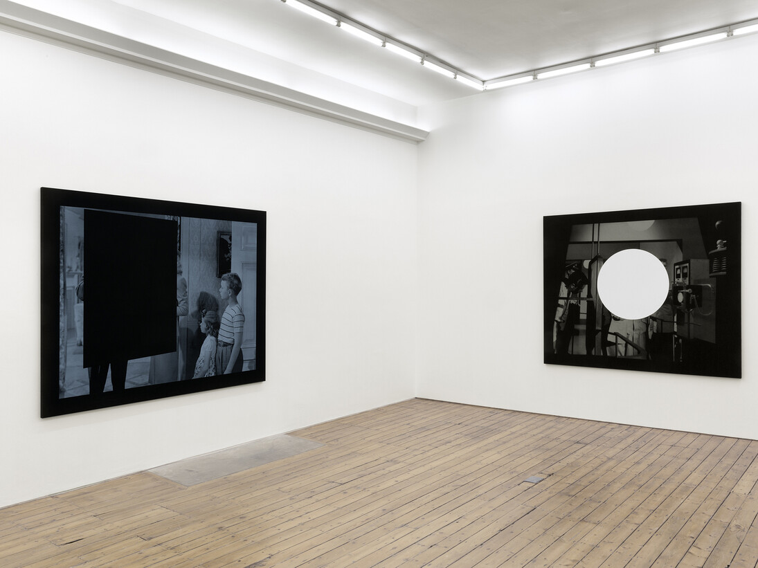 John Stezaker. The Projectionist, Installation view at The Approach, London, Courtesy of The Approach, London