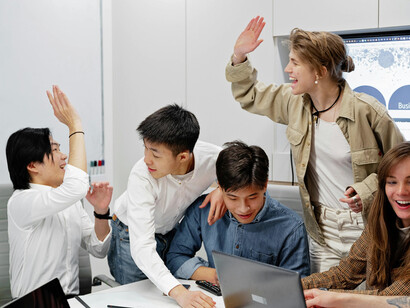 A team aligned in purpose and effort, reflecting the impact of positive workplace dynamics