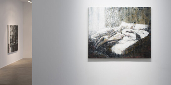 Philippe Cognée, Exhibition view. Courtesy of Galerie Daniel Templon 