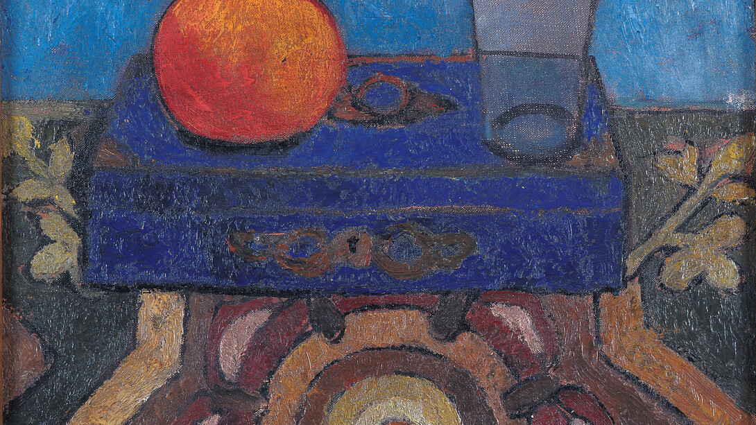 Paula Modersohn-Becker, Natura morta con cofanetto blu, 1907, Paula-Modersohn-Becker-Stiftung, Bremen