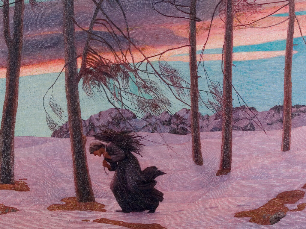 Carlo Fornara, L'Aquilone, olio su tela 135 x 154 cm. Courtesy of GAMManzoni