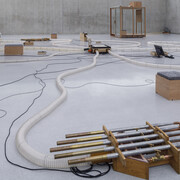 Tarek Atoui, Souffle continu, exhibition view. Courtesy of the Irish Museum of Modern Art 