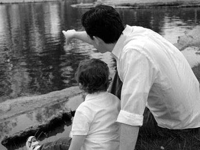 Un padre sbrigativo e simpatico