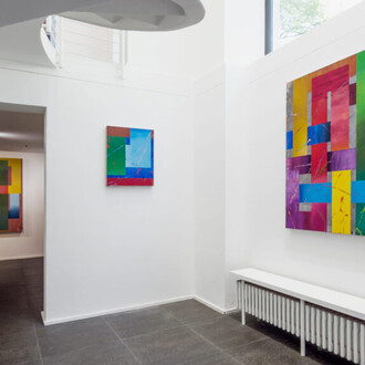 Pablo Griss, Dystopic cartography, ausstellungsansicht. Mit freundlicher genehmigung der Luisa Catucci Gallery