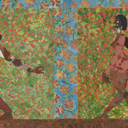 Tschabalala Self, Adam and Eve (detail), 2025. Courtesy of Parrish Art Museum