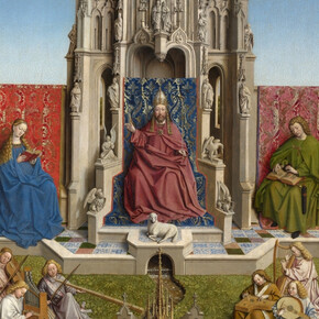 Workshop of Eyck, Jan van, The fountain of grace, 1440 - 1450. Courtesy of Museo Nacional del Prado