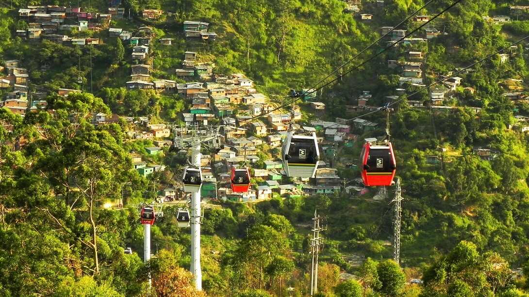 Metrocable en Medellín
