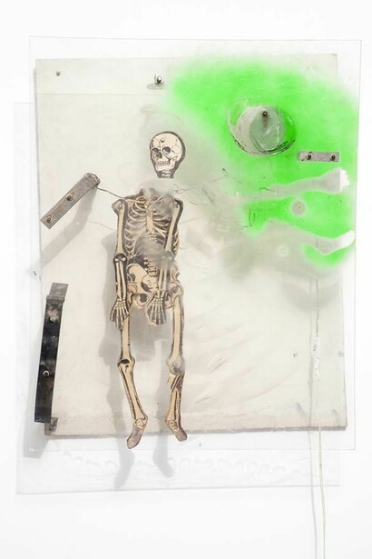 Jean Tinguely, Dance Macabre, 1969, mixed media, 80 x 62 x 20 cm, Alexander Iolas Donation, Macedonian Museum of Contemporary Art