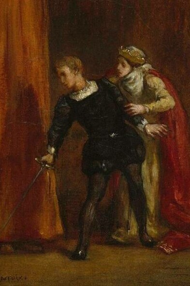 Eugène Delacroix, Amleto e la madre, 1849, olio su tela, Metropolitan Museum of Art, New York, US