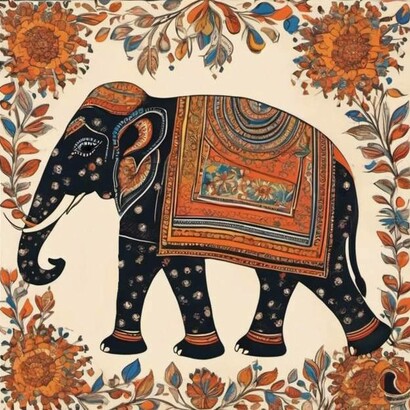 Motivo naturalistico, arte Kalamkari