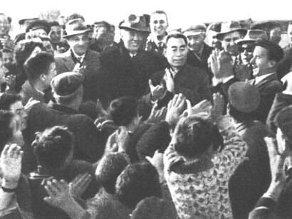 Chinese Premier Zhou Enlai’s official visit to Albania, meeting with Enver Hoxha in 1963