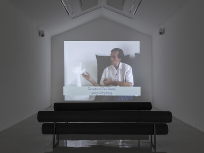 View of the exhibition “Hommage à Eric Duyckaerts” at Perrotin Paris.
Photo: Claire Dorn
© Courtesy Eric Duyckaerts