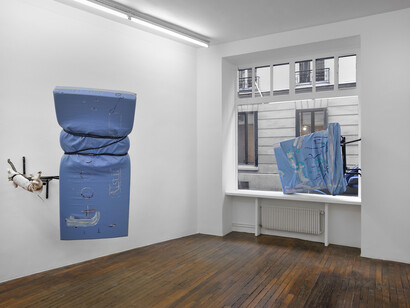 Jean-Alain Corre, Oozzz... da zzzz… Hom i n g, Vue d’exposition, Galerie Thomas Bernard-Cortex Athletico, 5 septembre-17 octobre 2015, Photo : Rebecca Fanuele, Courtesy galerie Thomas Bernard-Cortex Athletico