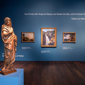 Various artists, In flux. A story about water, exhibition view. Courtesy of Arp Museum