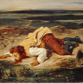 Eugène Delacroix (French, Charenton-Saint-Maurice 1798–1863 Paris), Date:ca. 1825, Medium:Oil on canvas
Dimensions:12 7/8 × 16 1/16 in. (32.7 × 40.8 cm), Classification:Paintings. Kunstmuseum Basel – Öffentliche Kunstsammlung