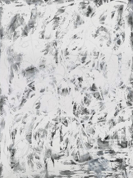 Chris Succo, Oonly in New York Kids Only in New York [BKNP - HB], 2014, Lacquer and oil on canvas in artist’s frame, 78 5/8 x 58 5/8 inches  