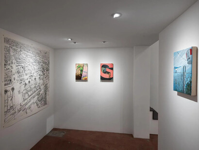 Sandow Birk, Snafu, exhibition view. Courtesy of Track 16 Gallery