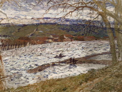 Antonín Slavíček, Pohled k Troji, 1908