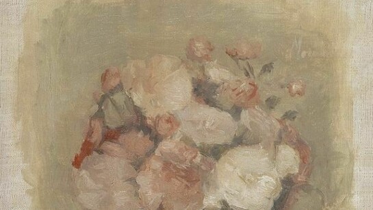 Giorgio Morandi, Paesaggio, 1962, (V. 1290), olio su tela, 30 x 35 cm, Bologna, Museo Morandi