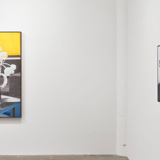 Spotlight: Evan Trine. Ketchup and mustard, exhibition view. Courtesy of Vielmetter