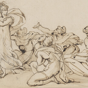 Théodore Géricault, Oenone refusant de secourir Pâris, 1816. Avec l'aimable autorisation de la Galerie nationale du Canada