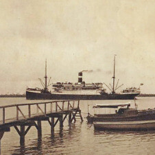 El vapor holandés Van Rensselaer