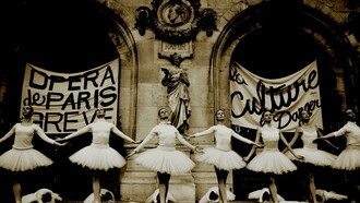 Hasta las bailarinas de la Ópera de París fueron a la huelga... interpretando, eso sí, «El lago de los cisnes»