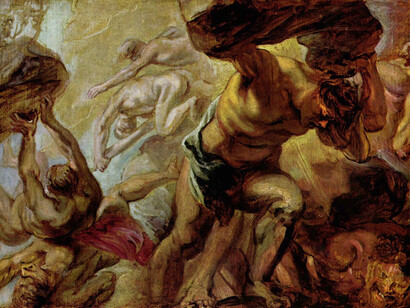 Peter Paul Rubens. La caída de los titanes. 1637. Museos Reales de Bellas Artes de Bélgica