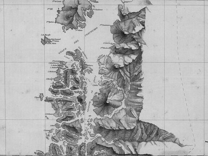 Aimé Pissis, Map of the Republic of Chile from the Loa River to Cape Horn (Map 9, 1884)