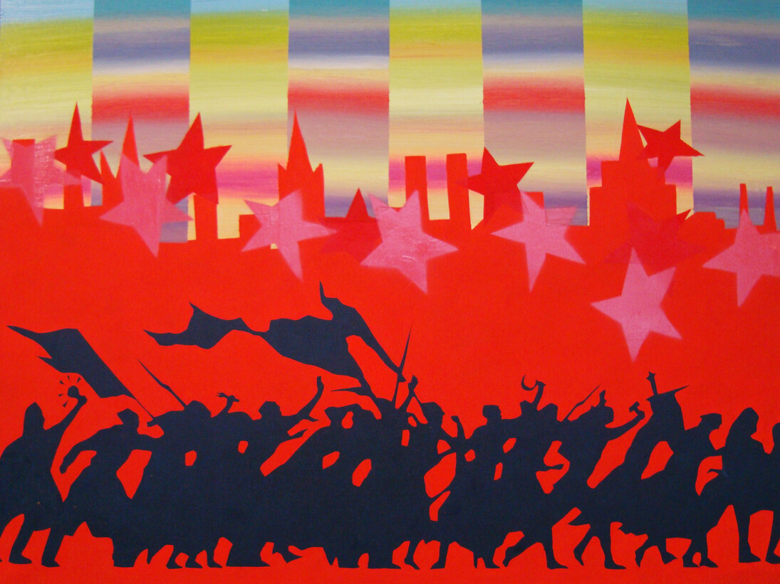 Sergey Shutov, Untitled, 2011, Mixed media, 80 x 100 cm