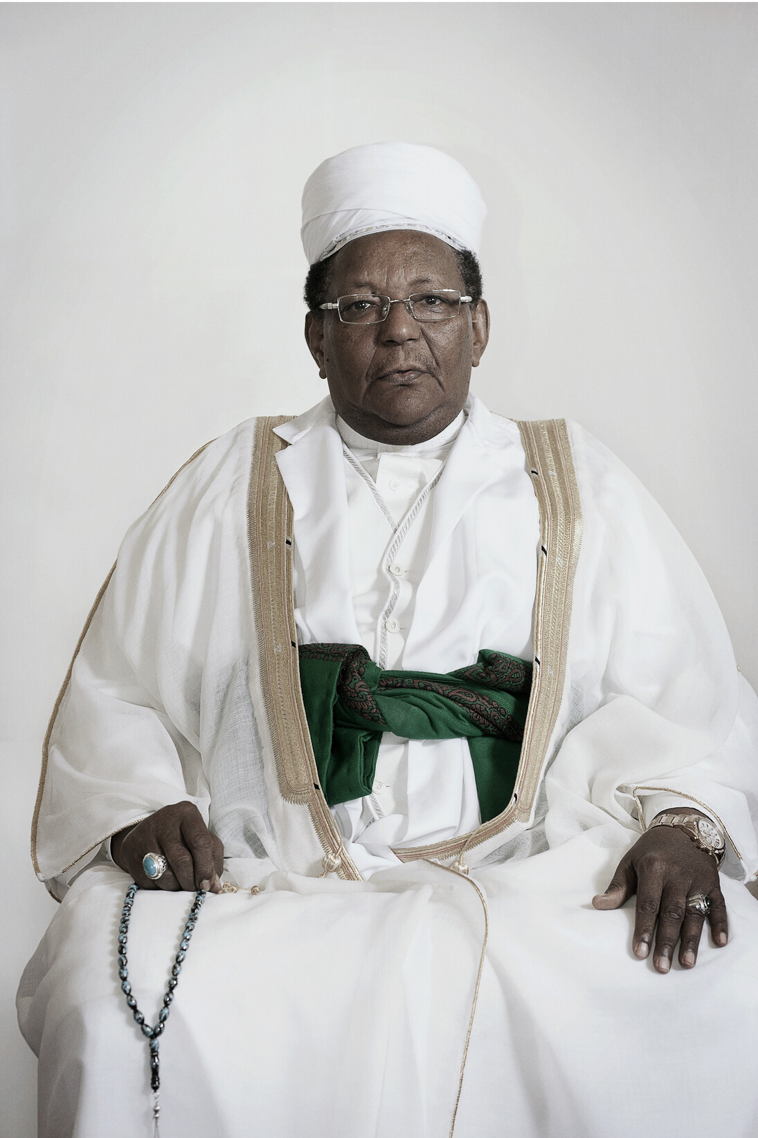 LHM The Guardians. Nouri Mohammed Ahmed Ali (Shaikh of the Guardians). Courtesy the artist & The Park Gallery, London