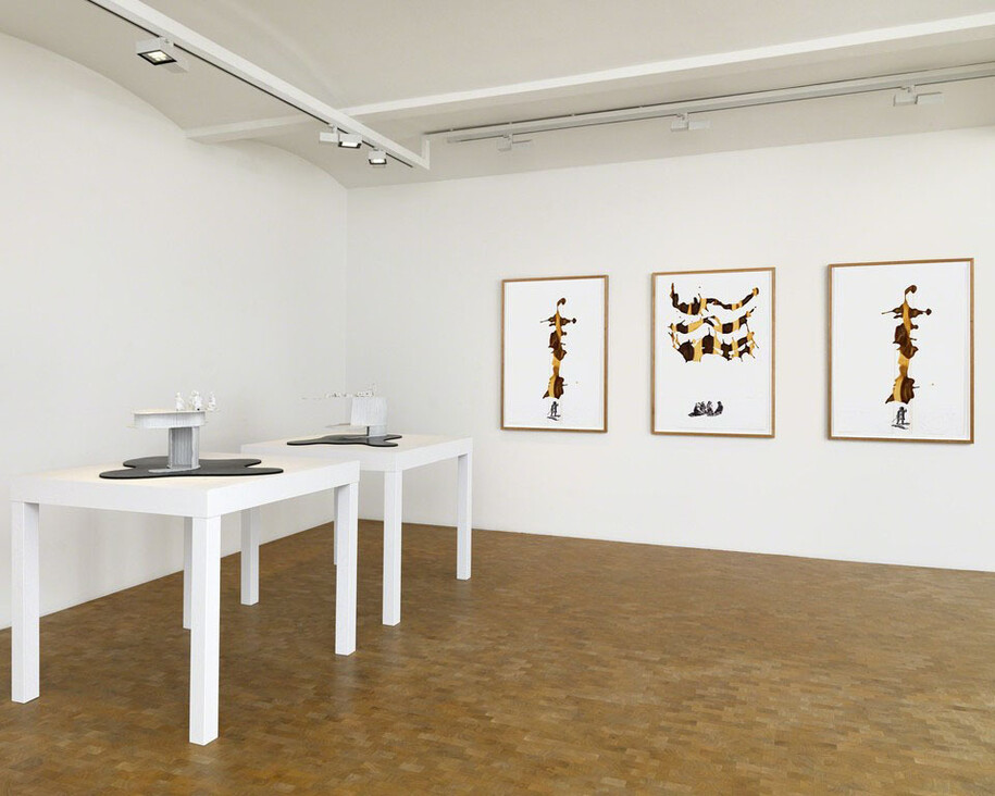 From a distance, Exhibition view. Courtesy of Pippy Houldsworth Gallery