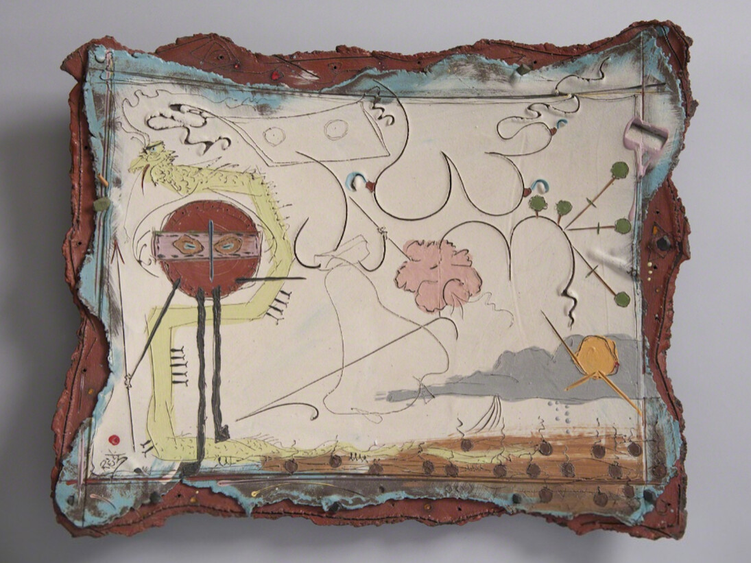 Don Reitz, I Go Without Fear , 1984. Courtesy of Lacoste Gallery