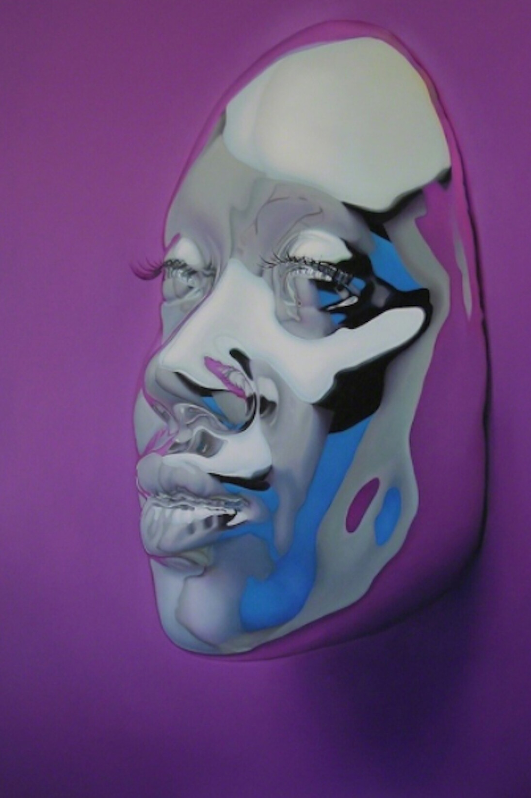 Kip Omolade, Kitty Cash I, 2015. Courtesy of Joseph Gross Gallery