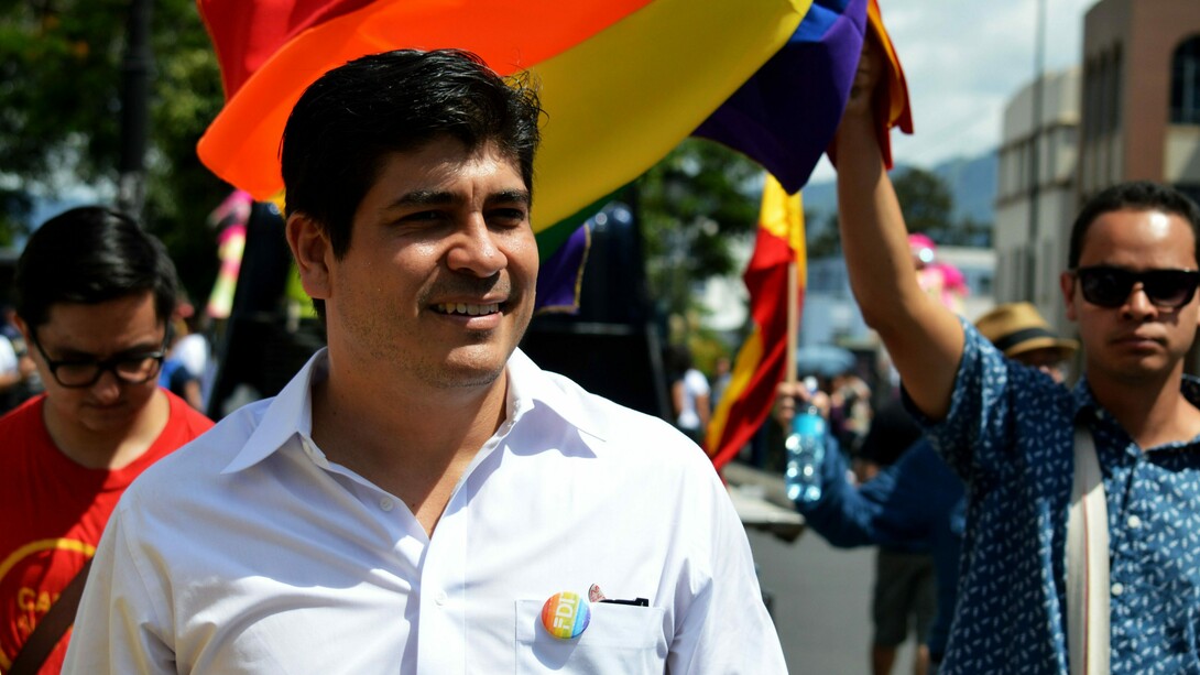 Carlos Alvarado, presidente de Costa Rica, se ha manifestado a favor del matrimonio igualitario
