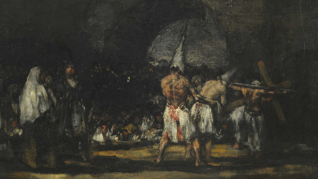 Francisco de Goya and Lucientes, Scene of flagellants (detail), ca. 1808. Courtesy of the Museo Nacional de Bellas Artes