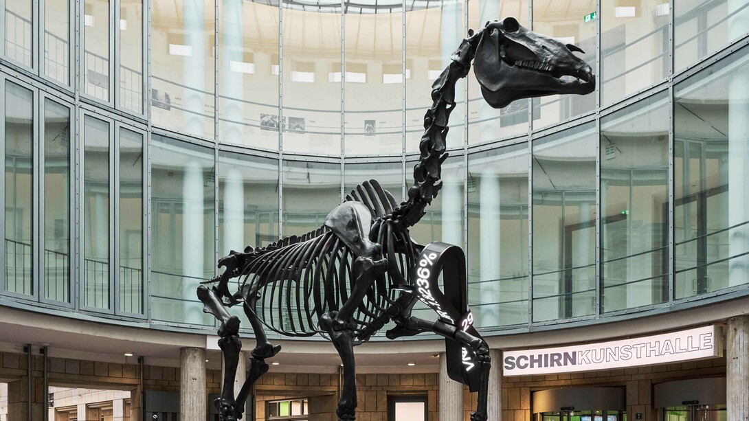 Hans Haacke, Ausstellungsansicht. Mit freundlicher Genehmigung der SCHIRN