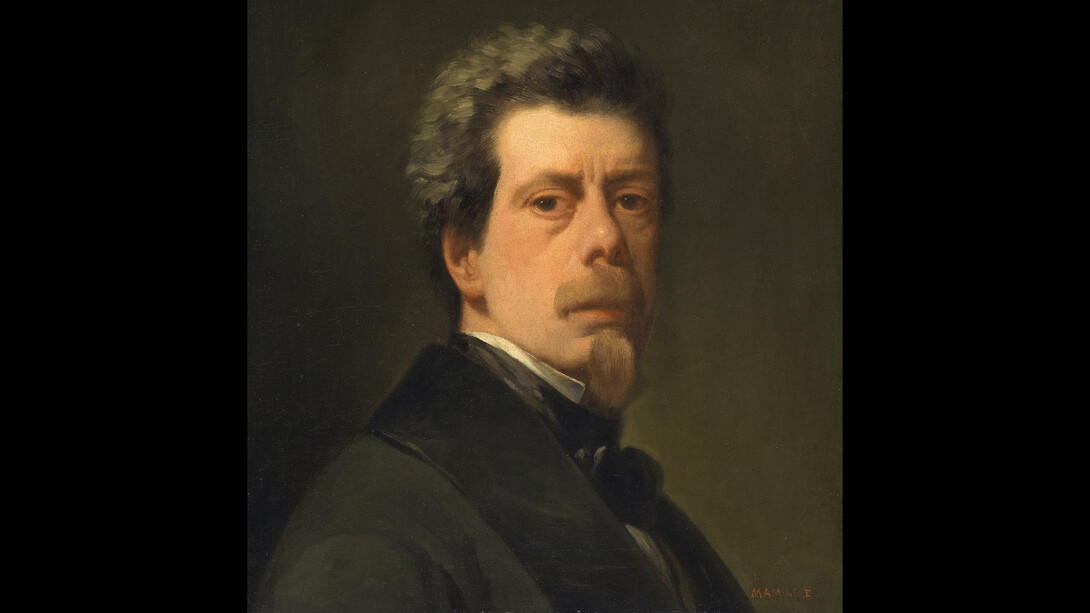 Self-portrait, Esquivel y Suárez de Urbina, Antonio María, Oil on canvas, Ca. 1856. Madrid, Museo Nacional del Prado