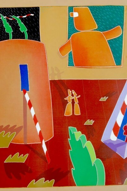 Giuliano Ghelli, Settembre con dechirico & C, 1982, Fondazione Ghelli, Poppi