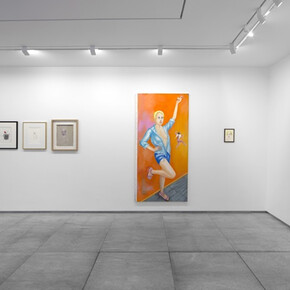 Martial Raysse. La Belle Jeune, Exhibition view. Courtesy of Galerie kamel mennour