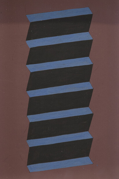Ben Berlow, Untitled, 2013, Gouache on paper, 7 3/8 x 4 3/4 inches, 18.7 x 12.1 cm, 9 1/4 x 6 5/8 x 3/4 inches (framed), 23.5 x 16.8 x 1.9 cm © 2014 Ben Berlow