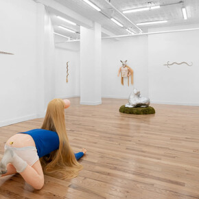 Josh Rabineau, Tender split, exhibition view. Courtesy of Fragment Gallery