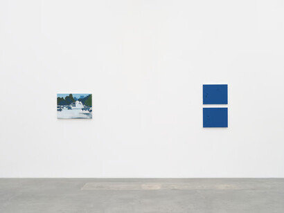 Wilhelm Sasnal, Aaasphalt, exhibition view. Courtesy of Blum Gallery