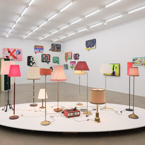 Klodin Erb, Curtain falls dog calls, exhibition view. Courtesy of Aargauer Kunsthaus
