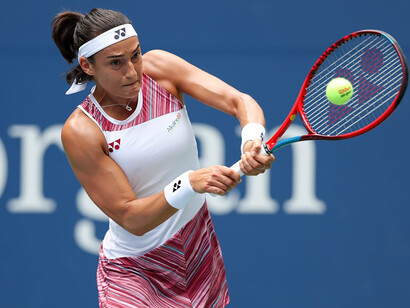 Caroline Garcia. La demi-finale a marqué son plafond de verre du moment © Neil Schlecht