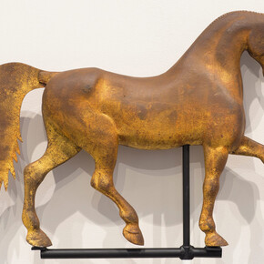 Manufacturer unidentified, previously attributed to Rochester Iron Works, New Hampshire, Horse, c. 1880. Courtesy of the Colby College Museum of Art