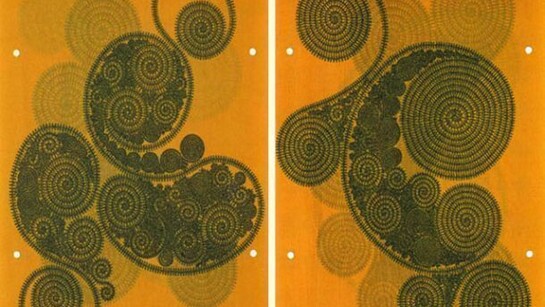 Atsuo Ogawa, Guess, 2005, cm 118x88 each, magic marker, paper, wax, acrylic.