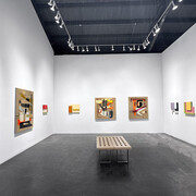 Rose Masterpol and Connie Goldman, Geometric dialogues, exhibition view. Courtesy of Nüart Gallery